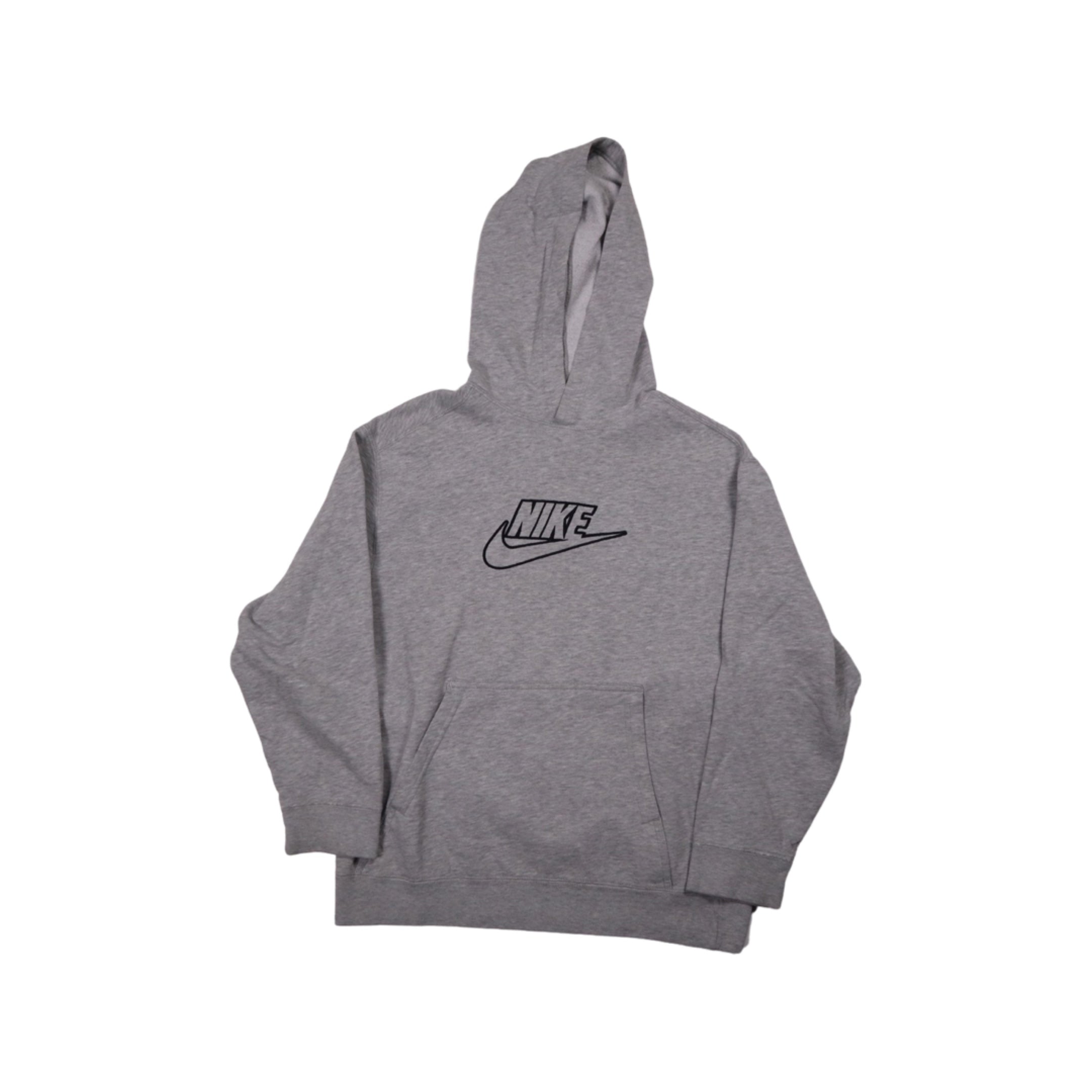 Gray Nike 00s Hoodie (Small)