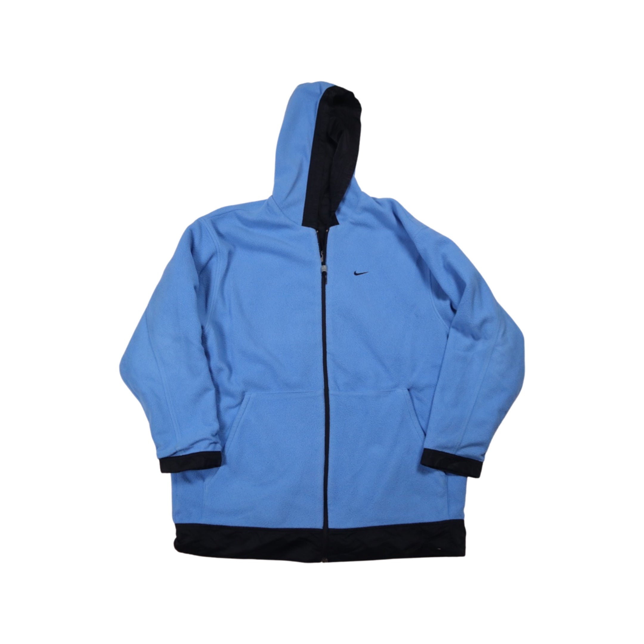 Nike Fleece Reversible Jacket Baby Blue/Black 00s (XL)