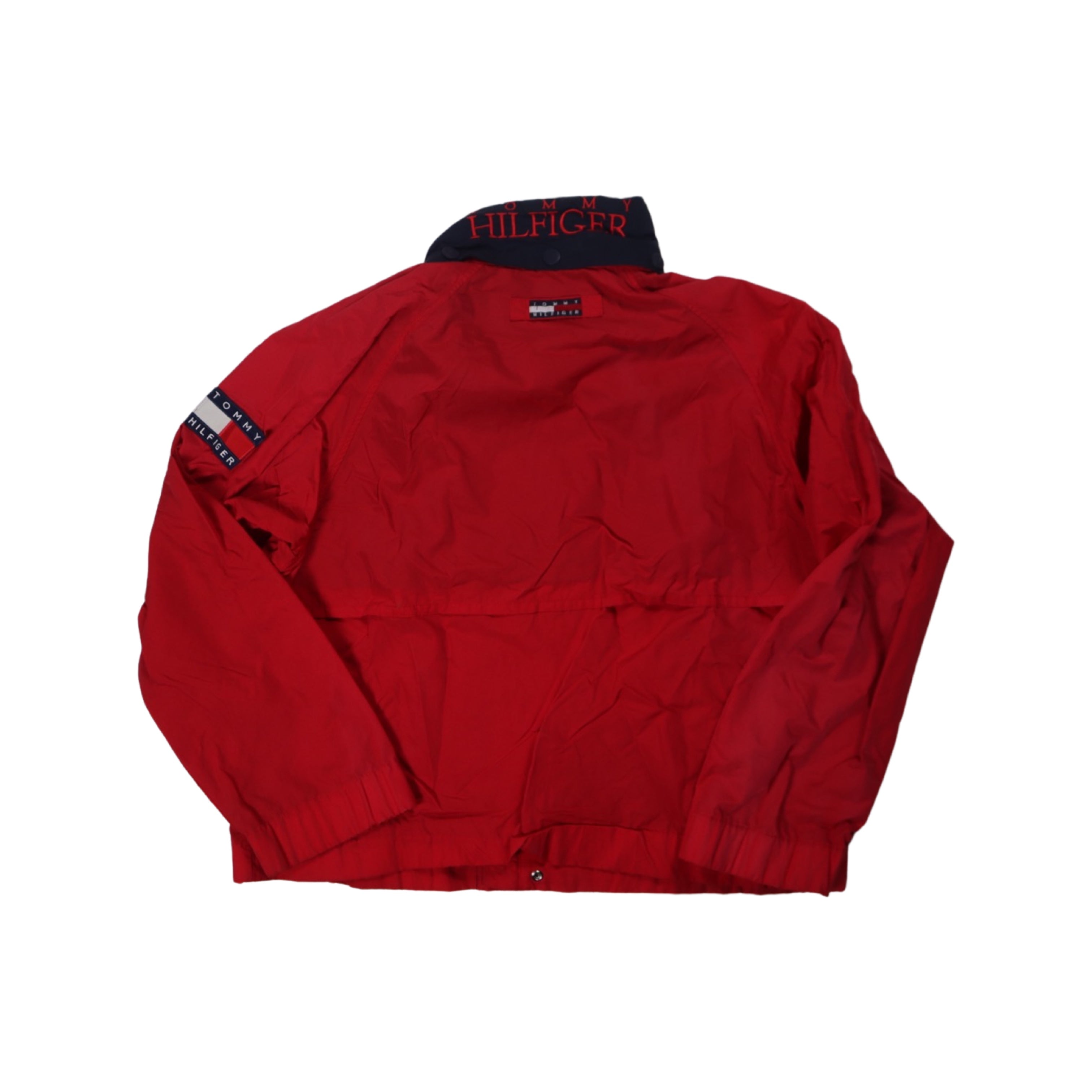 Red Tommy Hilfiger Rain Jacket 90s (XL)