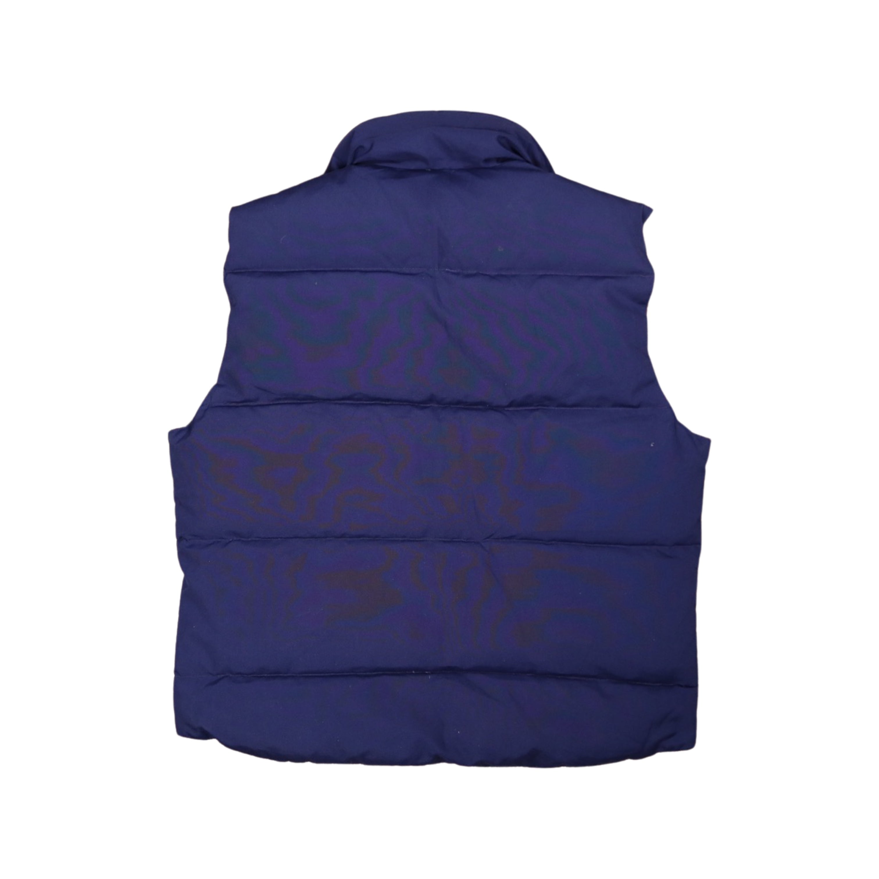 Navy 80s Puffer Vest Essential (Large)